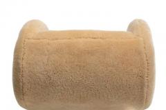  Arflex Sculptural Italian Chair by Arflex in Hand Sewn Champagne Shearling Hides c 1991 - 4117978