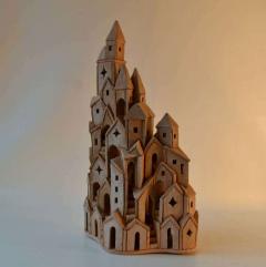  Arie Bouter Architectural Ceramic Tower Sculpture by Arie Bouter - 3111238