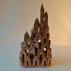  Arie Bouter Architectural Ceramic Tower Sculpture by Arie Bouter - 3111243