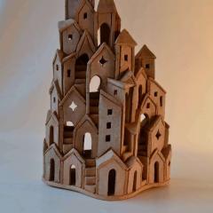  Arie Bouter Architectural Ceramic Tower Sculpture by Arie Bouter - 3111329