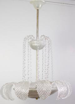  Aristi Barovier Overwhelming Art Deco Ninfea Murano Glass Chandelier by Barovier Italy 1940 - 3659396