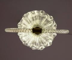  Aristi Barovier Pair of Art Deco Murano Glass and Brass Pendants or Lanterns by Barovier - 3414836