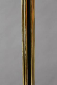  Arlus Fine French 1950s Brass and Black Metal Floor Lamp by Arlus - 402205