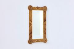  Arpex Tropicalist Rattan Wall Mirror 1970s - 2399160