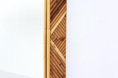  Arpex Tropicalist Rattan Wall Mirror 1970s - 2399161