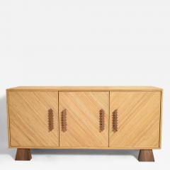  Arrabida 180cm rattan and walnut sideboard Barracuda edition  - 4540624
