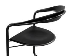  Arrben Italy Pair of Post Modern Arrben Italy Canasta Arm Chairs in Leather - 4472291