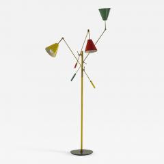  Arredoluce Arredoluce Triennale Three Arm Floor Lamp - 1027435