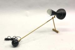  Arredoluce Italian Midcentury Brass Articulating and Counter Balance Desk Lamp Arredoluce - 1629952