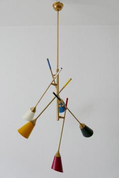  Arredoluce Mid Century Modern Sputnik Chandelier or Pendant Lamp by Arredoluce Italy 1950s - 1931005