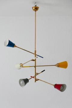  Arredoluce Mid Century Modern Sputnik Chandelier or Pendant Lamp by Arredoluce Italy 1950s - 1931008