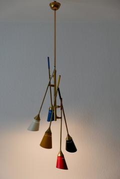  Arredoluce Mid Century Modern Sputnik Chandelier or Pendant Lamp by Arredoluce Italy 1950s - 1931010