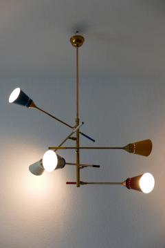  Arredoluce Mid Century Modern Sputnik Chandelier or Pendant Lamp by Arredoluce Italy 1950s - 1931012