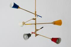  Arredoluce Mid Century Modern Sputnik Chandelier or Pendant Lamp by Arredoluce Italy 1950s - 1931014