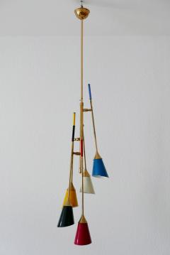  Arredoluce Mid Century Modern Sputnik Chandelier or Pendant Lamp by Arredoluce Italy 1950s - 1931015