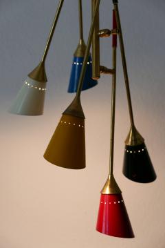  Arredoluce Mid Century Modern Sputnik Chandelier or Pendant Lamp by Arredoluce Italy 1950s - 1931016