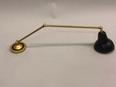  Arredoluce Pair of Italian Mid Century Modern Style Brass Articulating Sconces Arredoluce - 1630046