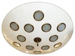  Arredoluce Saucer Flush Mount Chandelier Attributed to Arredoluce Italy 1950s - 397335