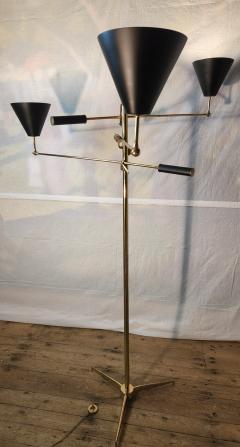  Arredoluce Triennale Polished Brass Floor Lamp Arredoluce Designer Angelo Lelli Italy 1947 - 2741186