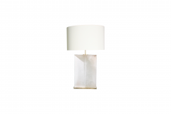  Arriau Pair of Table Lamps in Alabaster and Brass Model Alba by Arriau - 634452