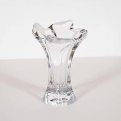  Art Verrier French Mid Century Modern Sculptural Translucent Glass Vase by Art Verrier - 1560857