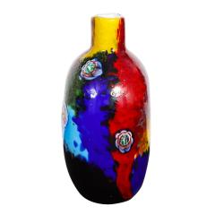  Arte Vetraria Muranese A V E M A Ve M AVeM Colorful Handblown Glass Vase by A V E M 1960s - 2126201