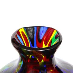  Arte Vetraria Muranese A V E M A Ve M AVeM Handblown Glass Vase with Large Murrhines by A V E M 1950s - 2127237