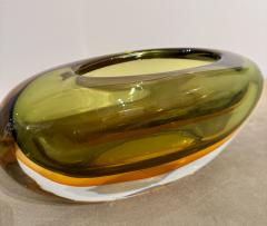  Arte Vetro Murano Italian Murano Sommerso Glass Bowl 1960s - 4230167