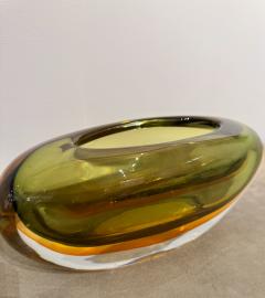  Arte Vetro Murano Italian Murano Sommerso Glass Bowl 1960s - 4230169
