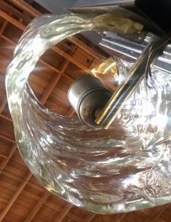  Arte Vetro Murano Italian Pair of Cylindrical Wall Lights in Frosted Murano Glass 1960s - 943502