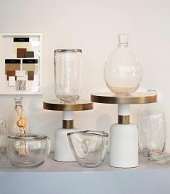  Artefacto Rosana Cavalheiro Artefacto Branti Side Table Inset Marble Top - 4375493