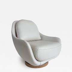  Artefacto Vintage Artefacto Leather Luna Lounge Swivel Chair  - 4379225