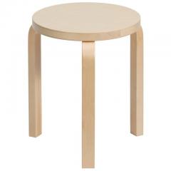  Artek Authentic Stool 60 in Birch by Alvar Aalto Artek - 998172