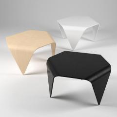  Artek Authentic Trienna Table in White Lacquer by Ilmari Tapiovaara Artek - 994084