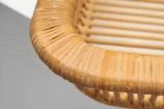  Artek Mid Century Rattan Basket Tray by Artek Finland 1960s - 4357981