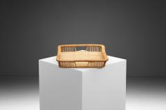 Artek Mid Century Rattan Basket Tray from Artek Finland 1960s - 3334972
