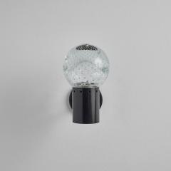  Arteluce 1960s Gino Sarfatti Metal and Seguso Glass Sconce for Arteluce - 2561136