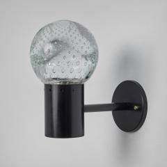  Arteluce 1960s Gino Sarfatti Metal and Seguso Glass Sconce for Arteluce - 3292762