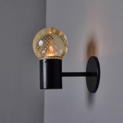  Arteluce 1960s Gino Sarfatti Metal and Seguso Glass Sconce for Arteluce  - 4392779