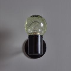  Arteluce 1960s Gino Sarfatti Metal and Seguso Glass Sconce for Arteluce  - 4392784