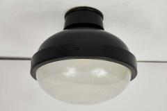  Arteluce 1960s Gino Sarfatti Model 3027 p g Metal and Glass Ceiling Lamp Arteluce - 1576249