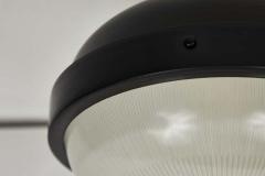  Arteluce 1960s Gino Sarfatti Model 3027 p g Metal and Glass Ceiling Lamp Arteluce - 1576252