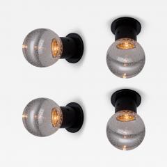  Arteluce 1960s Gino Sarfatti Seguso Bubble Glass Wall or Ceiling Lamps for Arteluce - 4281658