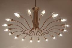  Arteluce Italian Mid Century 18 Lights Chandelier attributed to Angelo Lelii for Arteluce - 3404625