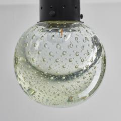  Arteluce Large 1960s Gino Sarfatti Metal and Seguso Glass Ceiling Lamp for Arteluce - 2633714