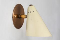  Arteluce Pair of 1950s Italian Cone Sconces in the Manner of Arteluce - 755376