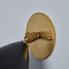  Arteluce Pair of 1950s Perforated Black Model 26B Sconces by Gino Sarfatti for Arteluce - 3162912