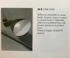  Arteluce Pair of 1950s Perforated Black Model 26B Sconces by Gino Sarfatti for Arteluce - 3162919