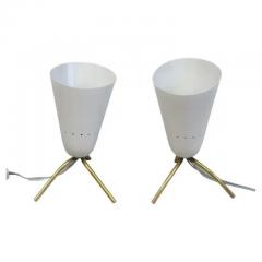  Arteluce Pair of Italian MId Century Modern Table Lamps Attr Gino Sarfatti Arteluce - 3247954