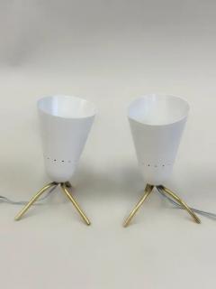  Arteluce Pair of Italian MId Century Modern Table Lamps Attr Gino Sarfatti Arteluce - 3247957